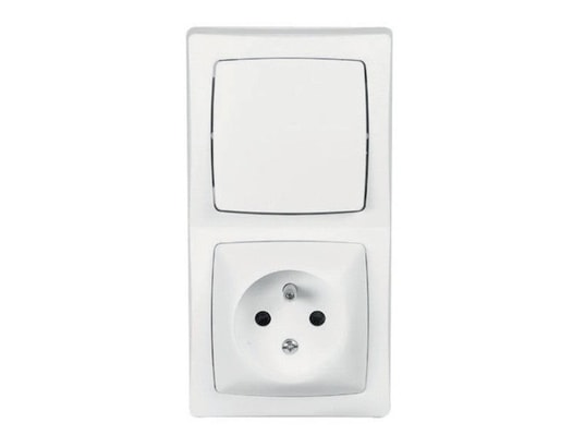 Lot 5 Prises ABL Sursum 2 Pôles Sans Terre 16A 250V - Réf. 1804010 - Neuf