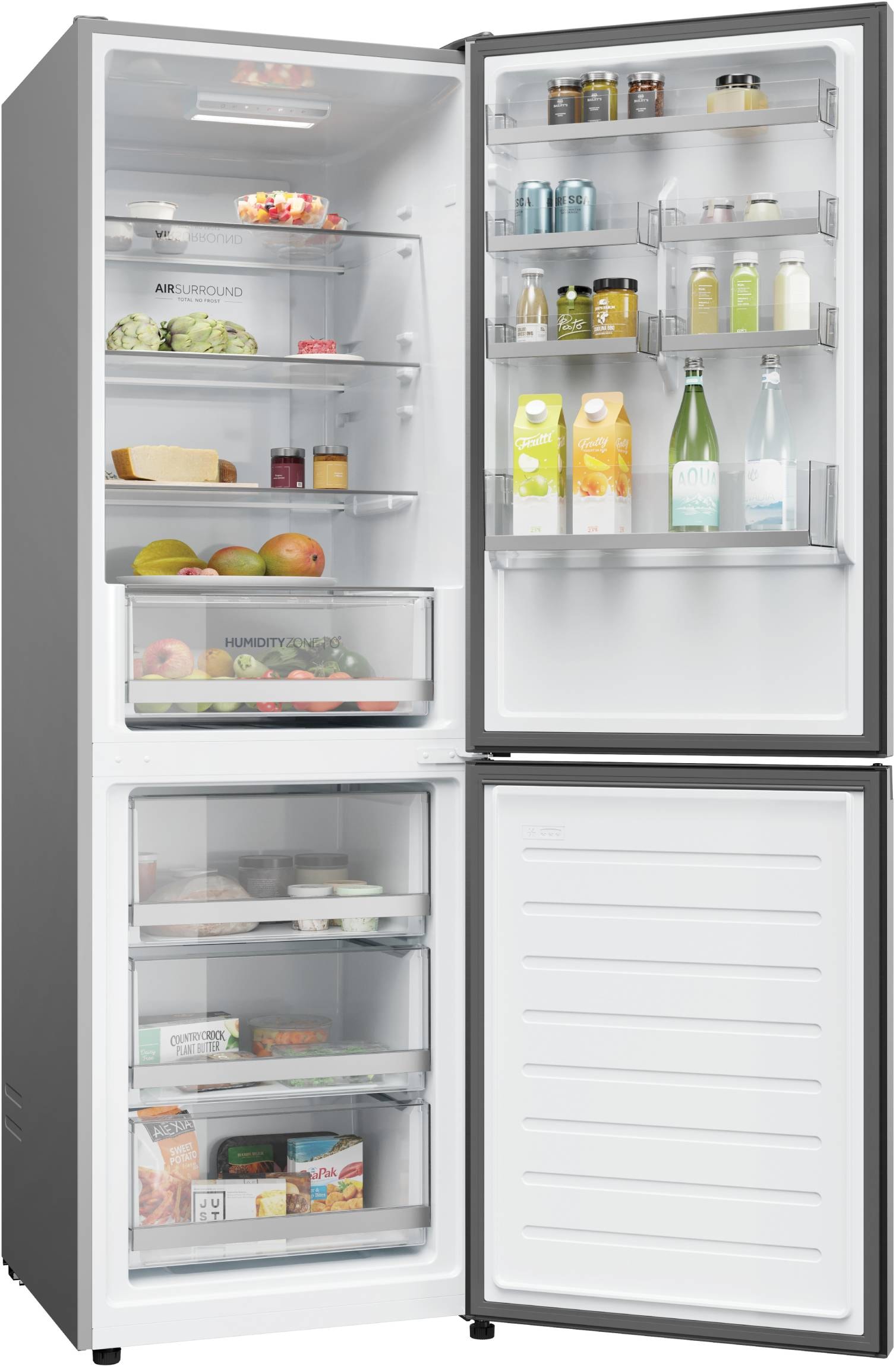 HAIER Réfrigérateur congélateur bas H1DWDNPK186 - Achat / Vente  réfrigérateur classique HAIER Réfrigérateur congélateur bas H1DWDNPK186 -  Cdiscount