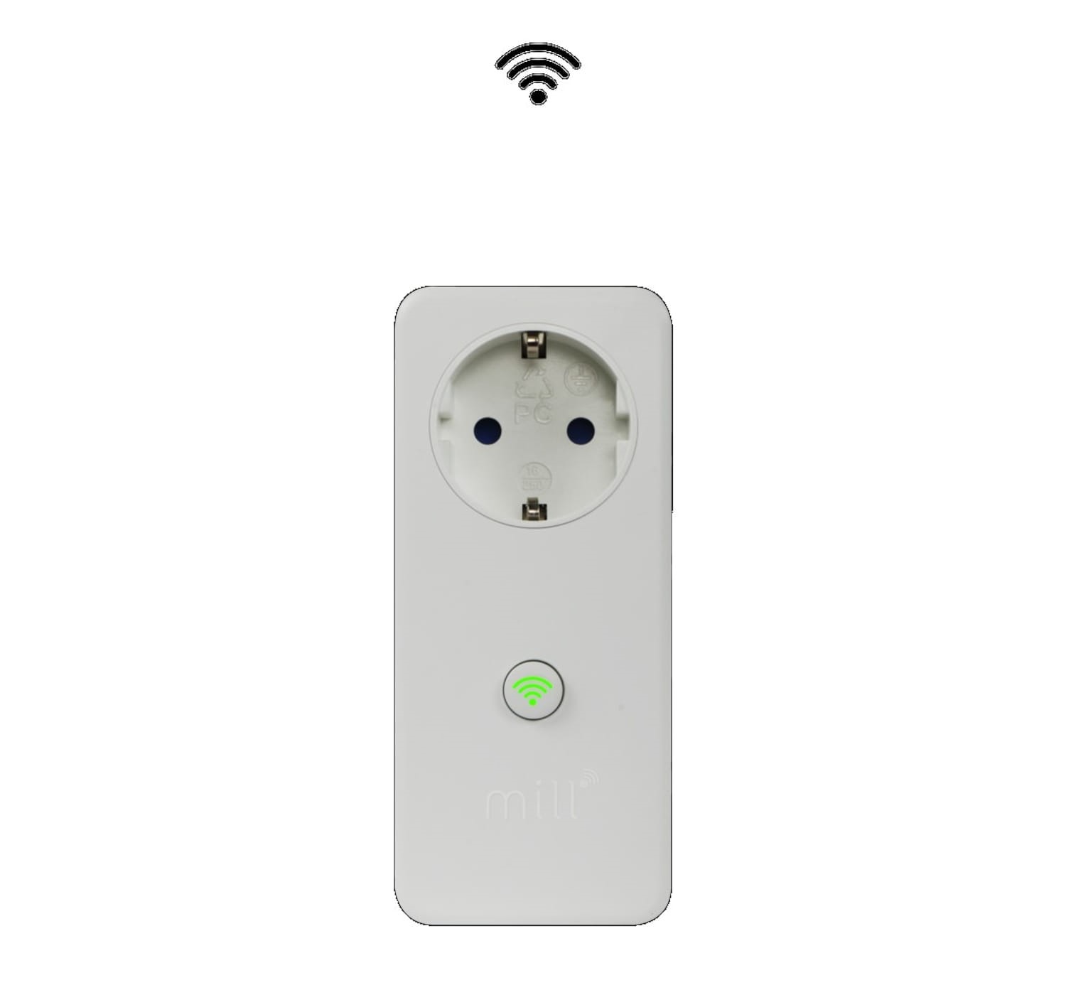 Mill Wifisocket3 Prise Wifi Avec Thermostat Qui Peut Contrôler Le Chauffage  Blanc
