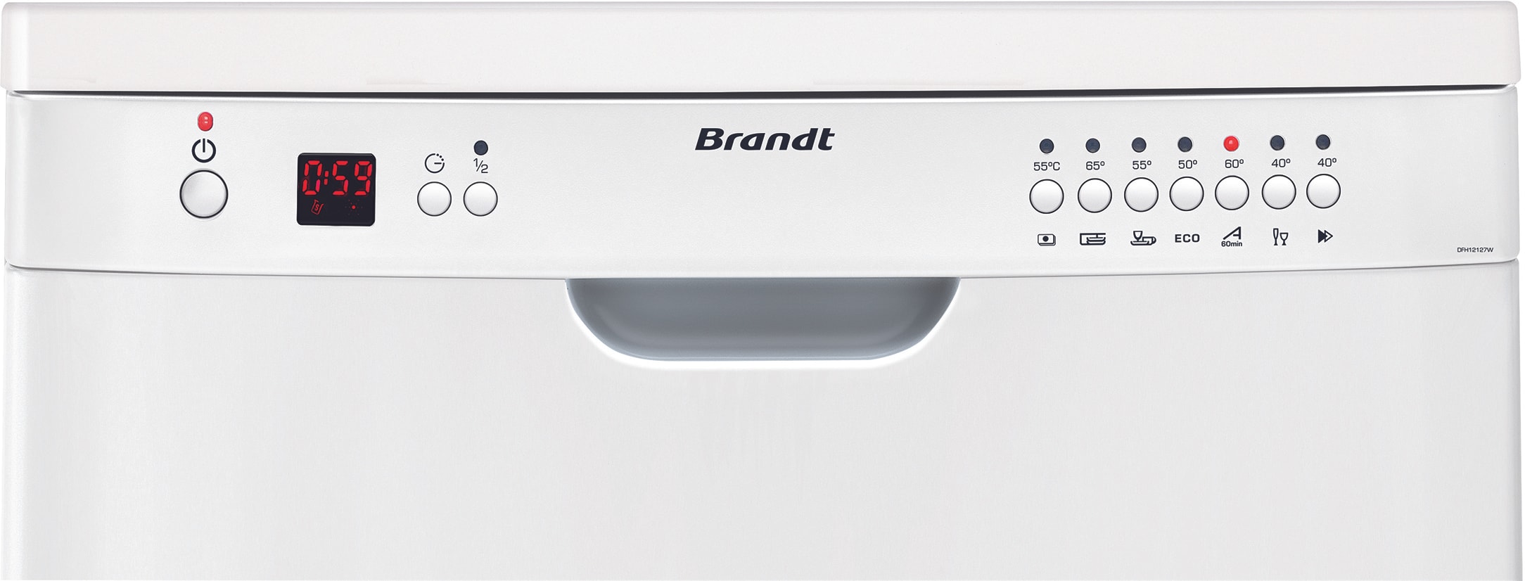 Lave-vaisselle pose libre DWF128DW - Brandt Electroménager