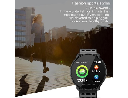 Montre connect sport ip68 tanche hommes smartwatch android ios