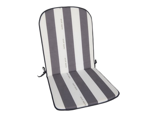 Coussins pour fauteuil de jardin avec nouettes (lot de 2) CANCALE gris  JARDIN PRIVE