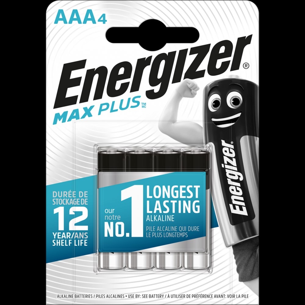 Piles AAA - Piles LR03 - Energizer Eco Advenced - par 4