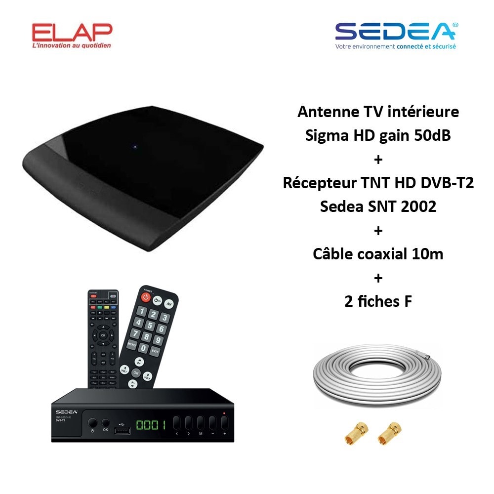 Antenne TV extérieure tnt-hd 12 dB