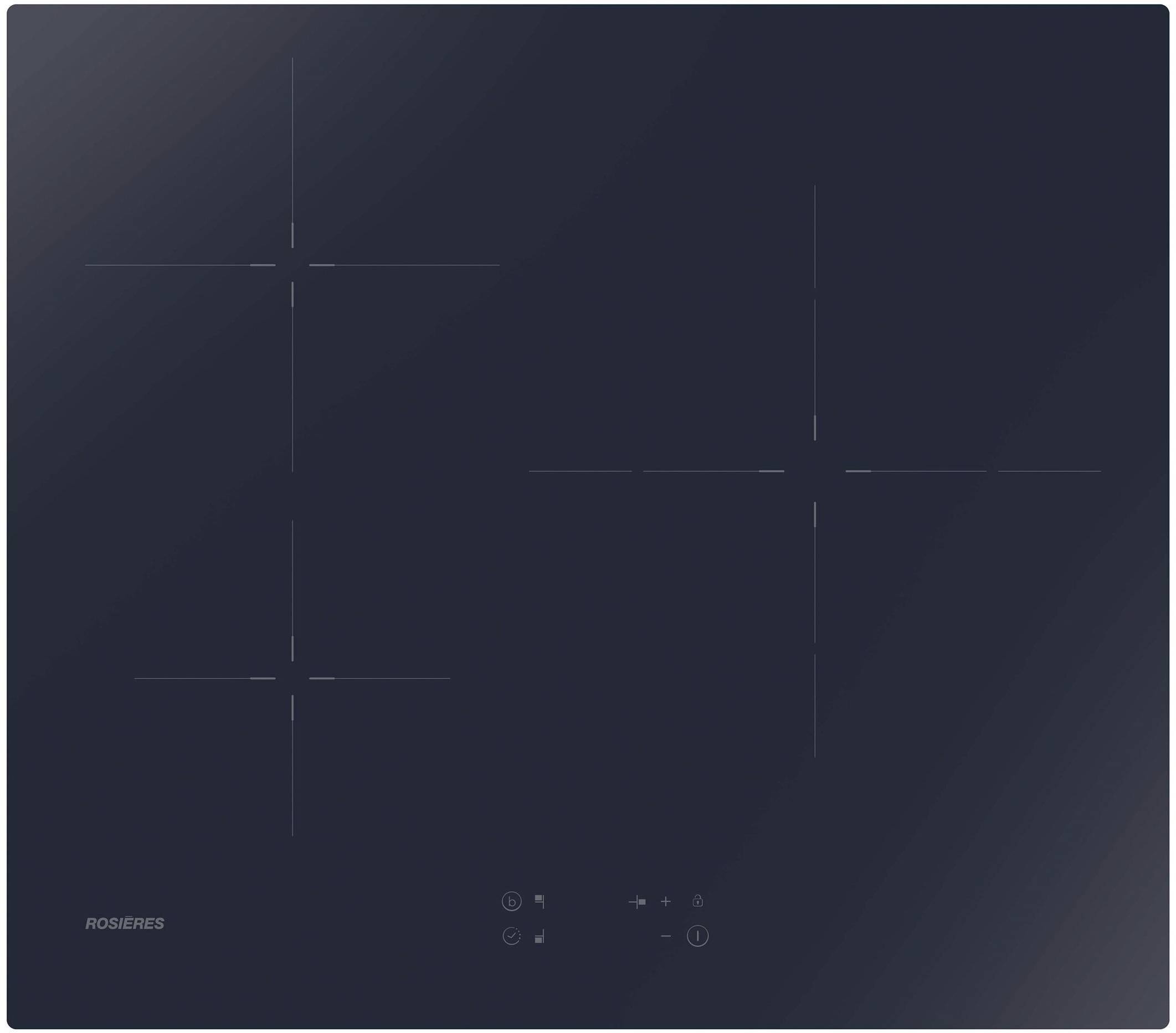 ROSIERES RI633C/M1, 3 foyers, 3 boosters, 7200 w Plaque induction Pas