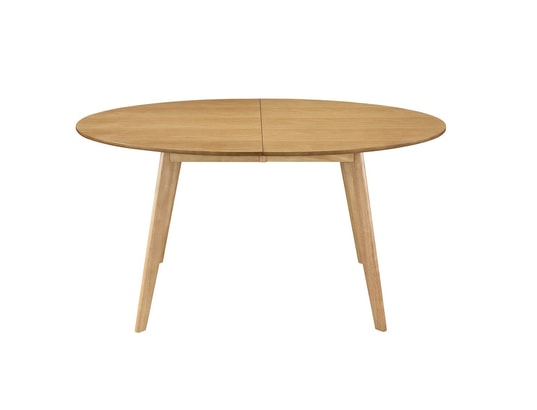 Miliboo Table Round Wood And Metal White 80 X 45 Rochelle