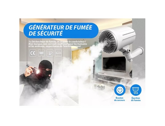 MAMIZO Machine à Fumée 500W, Machine à Brouillard Portable avec