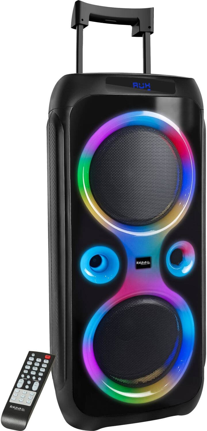 Ibiza Enceinte Bluetooth 1000 Watts Noir : : High-tech