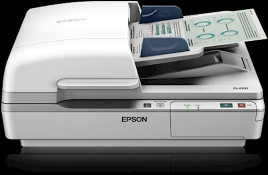 Scanner à plat Epson Workforce DS-6500N avec chargeur USB