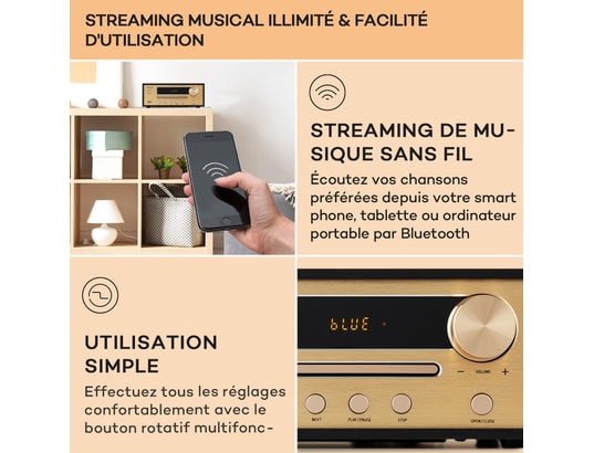 Berklee HiFi système stéréo chaîne stéréo audio