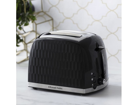 Russell Hobbs Grille-pain à 2 tranches Honeycomb Noir