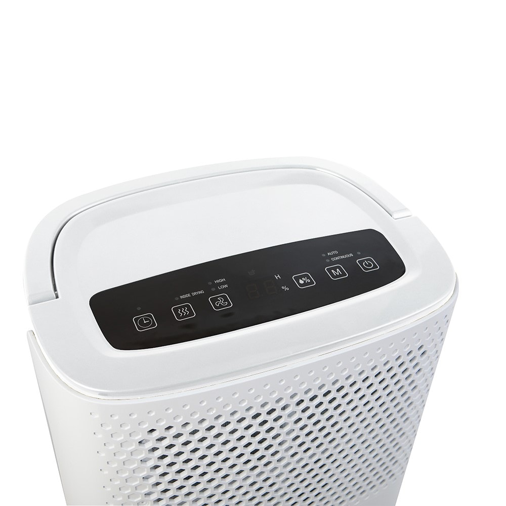 Déshumidificateur d'air portable tempo - absorbeur d'humidité silencieux -  programmable - pour pièce de 12m² - 8l/jr - 200w blanc VOLTMAN Pas Cher 