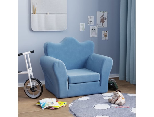 vidaXL Trottinette pour enfants 2-in-1 bleu clair