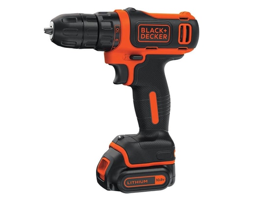 Black Decker Perceuse Visseuse Sans Fil 10 8 V Lithium Avec 2 Batteries Black Et Decker 5035048632000 Pas Cher Ubaldi Com