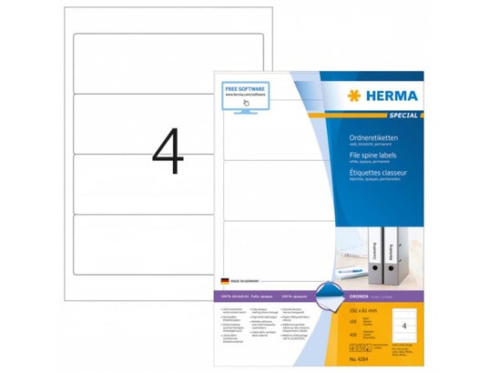 HERMA Étiquettes d'adresse permanentes A6 105x148mm 800 feuilles Blanc