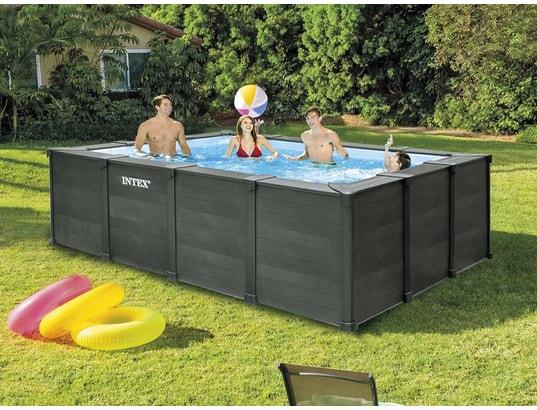 Bâche d'hivernage pour piscine bois rectangulaire Mint 10,10 x 4,18 m - Gré  GRE Pas Cher 