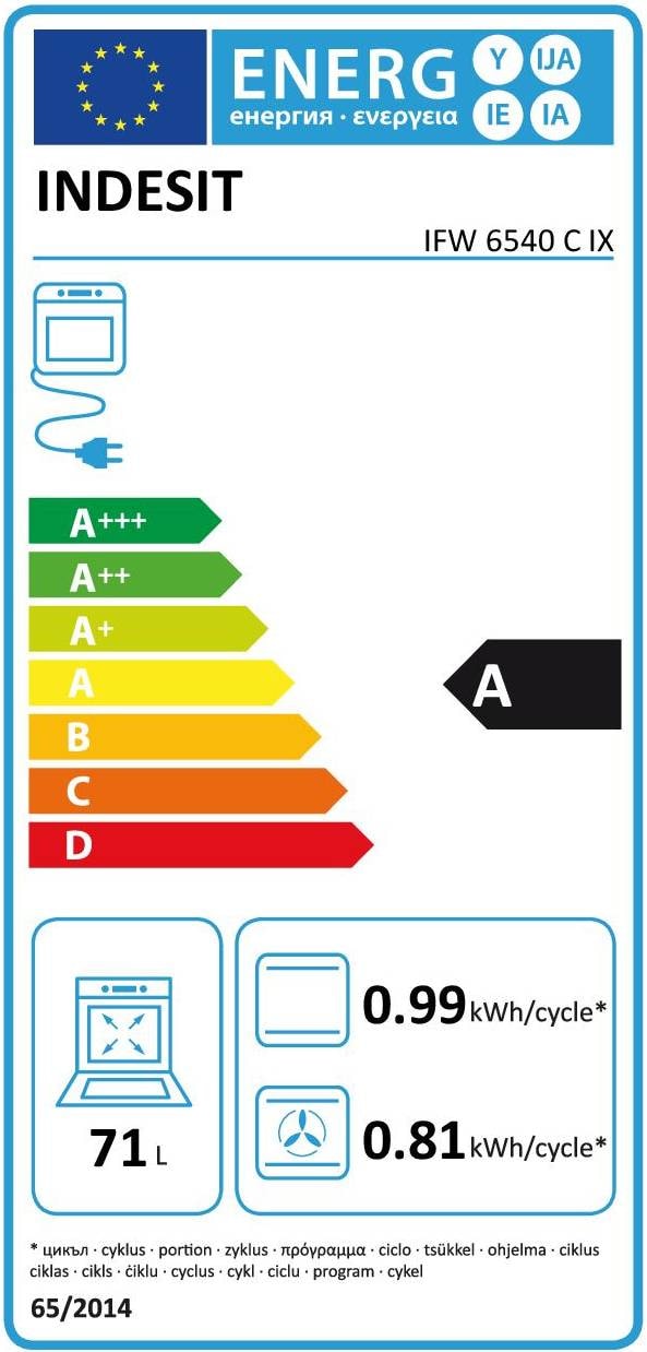 Four encastrable fonction vapeur INDESIT IFWS6540CIX