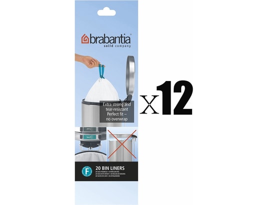 Brabantia PerfectFit sac poubelle recyclé 50-60 l 10 pièces
