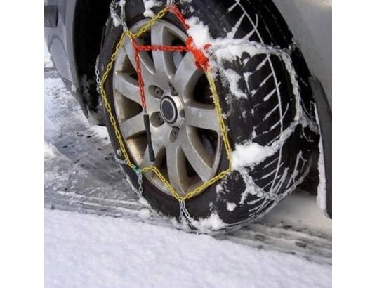 Chaînes à Neige Antidérapantes Pour Moto Et Scooter - Lot De 10, Caoutchouc, Pour Roues, Hiver