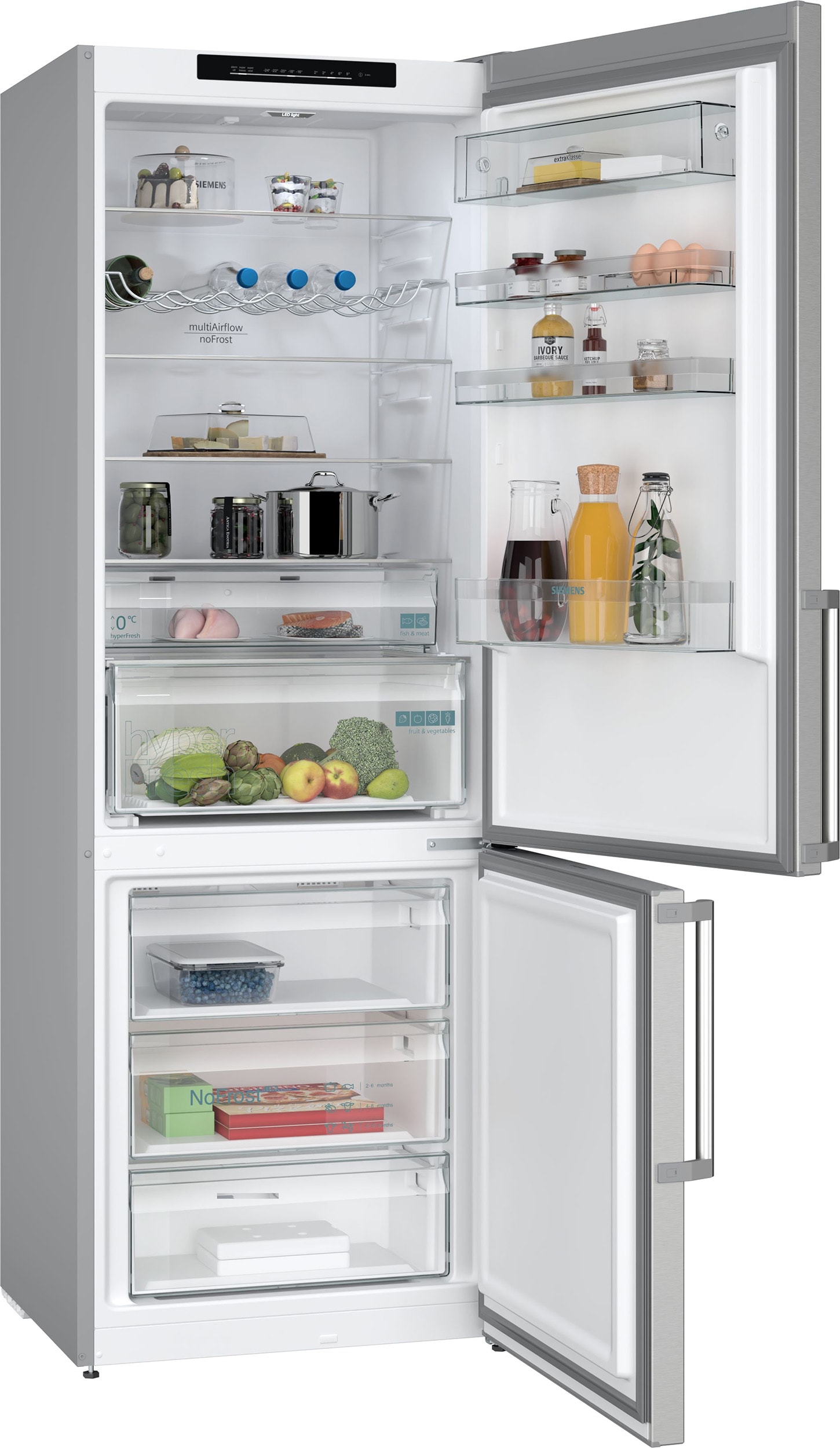 Réfrigérateur Américain Siemens KA58NA45 – Inox, 179 Cm, Classe A+, Occasion