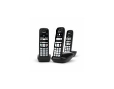 Totalcadeau - Téléphone fixe sans fil couleur noir - Téléphone poids 127  grammes pas cher - Téléphone fixe sans fil - Rue du Commerce