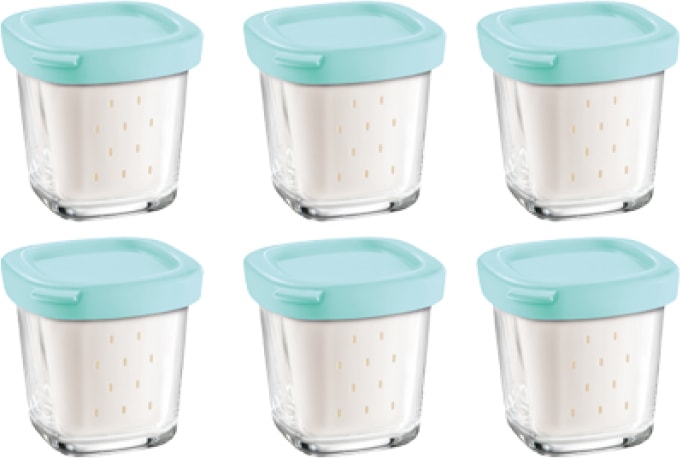 SEB Yaourtière Multi Delices Express Compact 6 Pots YG6571FR