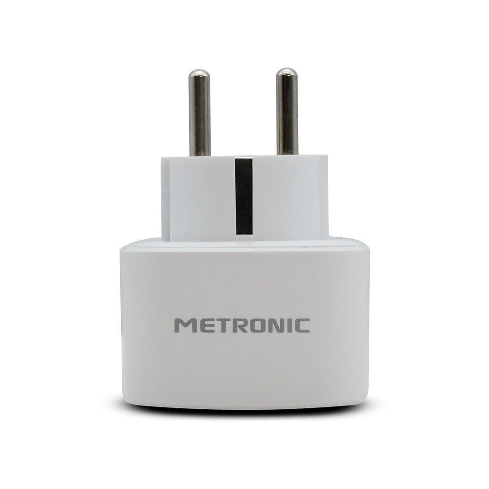 METRONIC - Prise intelligente connectée Wi-Fi 16A (pack de 2