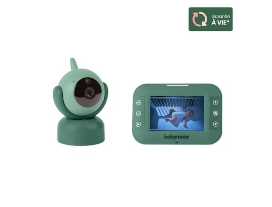 BABYMOOV - Babymoov babyphone vidéo yoo master - caméra motorisée avec vue  a 360° - technologie sleep - vision nocturne