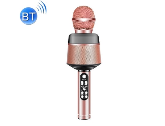 Microphone bluetooth haut parleur intégré micro karaoké live ios android or  yonis YONIS Pas Cher 