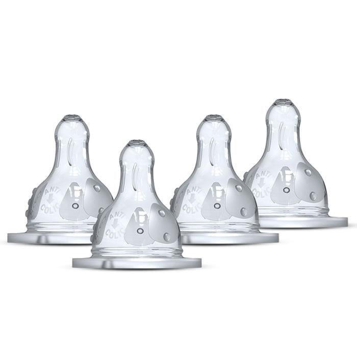 Lot de 3 biberons dodie anti-colique initiation+ - verre - 270ml - 0-6 mois  - tétine ronde - débit 2 DODIE DOD3700763510996 Pas Cher 