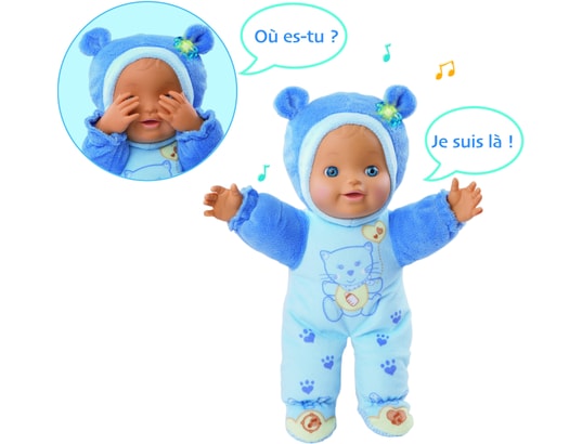 Poupon Interactif Vtech Little Love Mon Bebe Coucou Cache Bleu 80 Pas Cher Ubaldi Com