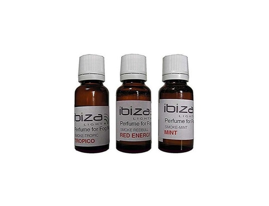3 flacons de parfum pour liquide machines à fumée IBIZA LIGHT S0160026B
