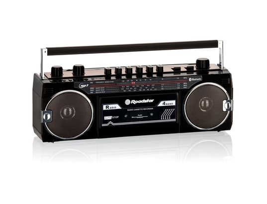 Lecteur cassette - Connexion sans-fil - Fonction enregistreur - Gris