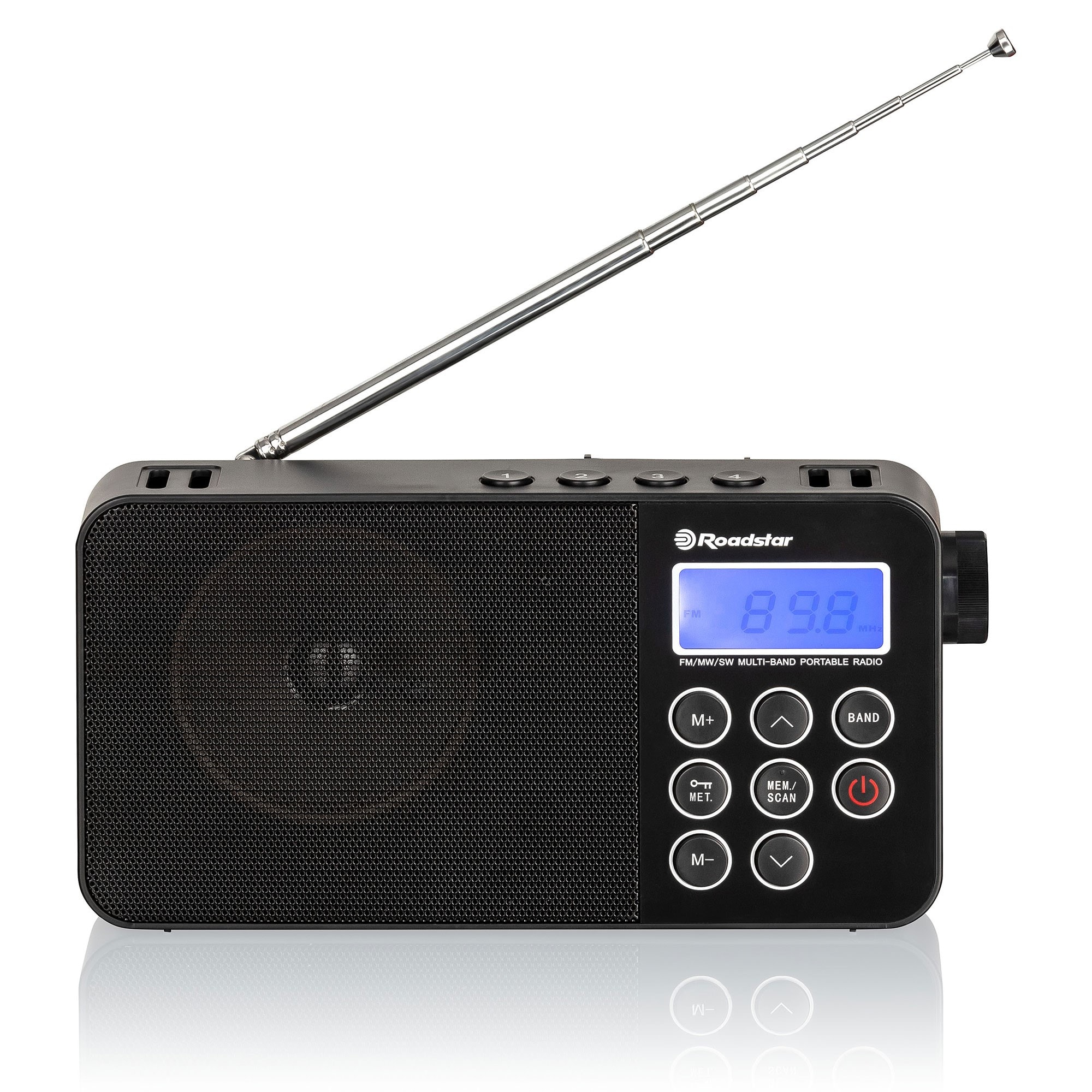 Roadstar tra-1230bk radio fm analogique portable, fonctionnant sur piles,  prise casque petite légère, , noir ROADSTAR Pas Cher 