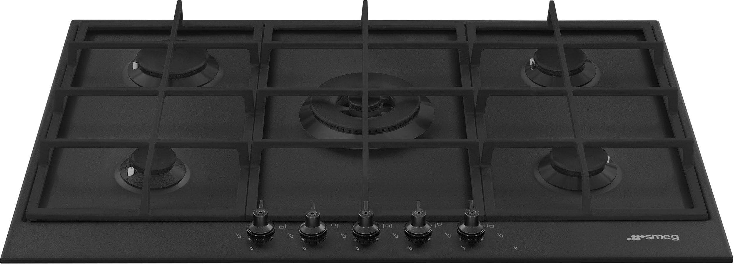 SMEG PX375MB, 5 feux , 72.5 cm, Allumage une main Plaque gaz Pas Cher