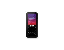 Lecteur MP3 Djix 2 en 1 Sport Waterproof avec écouteurs sans fil Bluetooth  Noir