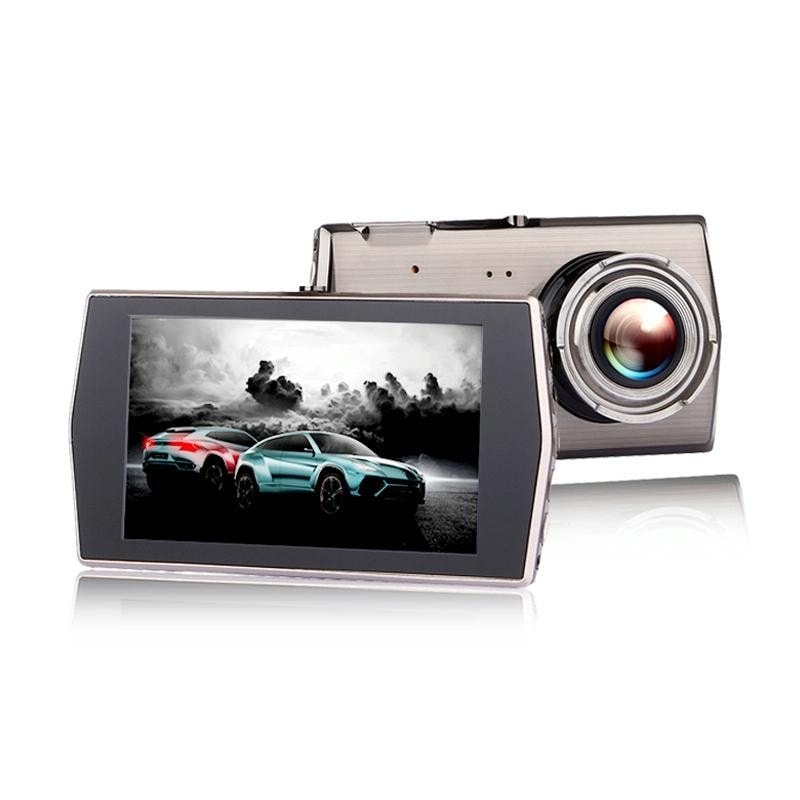 Dashcam Voiture Full HD 1080P Caméra Avant et Arrière Étanche Caméra  Embarquée