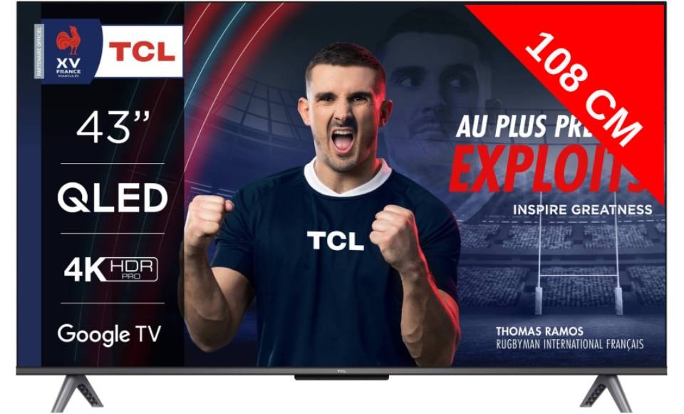 TCL 43QLED770 - TV - Garantie 3 ans LDLC