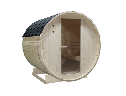 Sauna d'extérieur 4 places - l185 x p180 x h190 cm - isokyro VENTE-UNIQUE  Pas Cher 