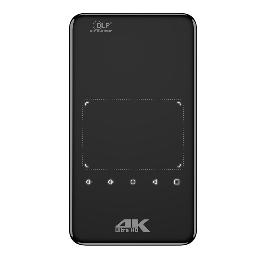 YONIS  Mini vidéoprojecteur portable android 4k pico projecteur  intelligent wifi +sd 256go noir yonis - Livraison Gratuite