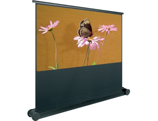 Écran De Projection Mobile Oray Butterfly 147x196 Cm - Format 4/3, Toile Blanche Mat, Dos Noir | Pour Home Cinéma, événements