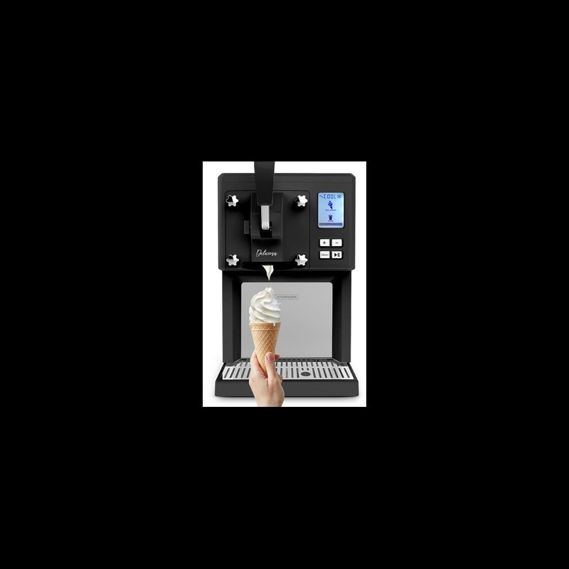 KITCHENCOOK Machine à crème glacée DELICIOSA - Noir pas cher 