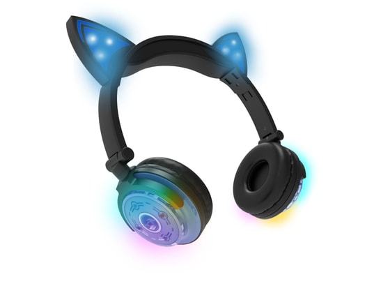 Hype Ma 76ca53 Hype N1cm1 Hype Casque Bluetooth Oreilles De Chat Bleues Lumineuses Livraison Gratuite