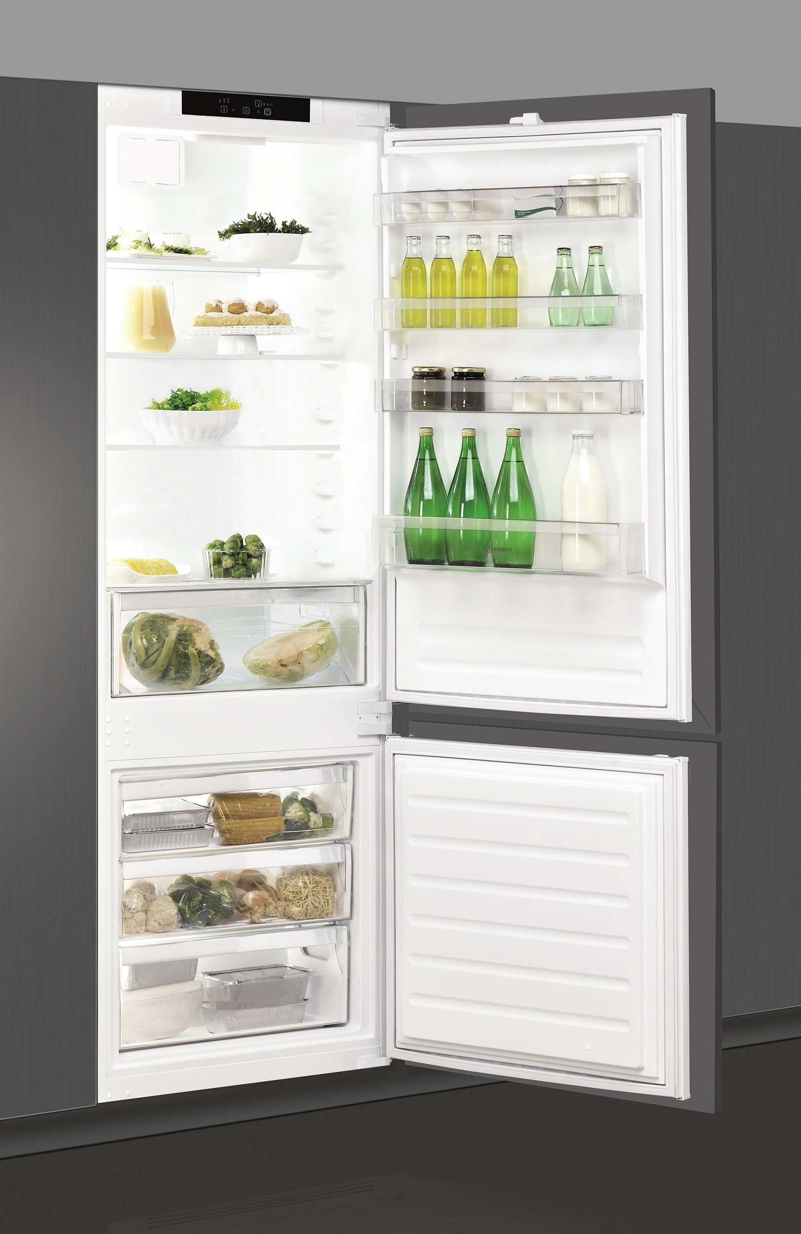 Réfrigérateur congélateur encastrable IND401, 400 litres, Largeur