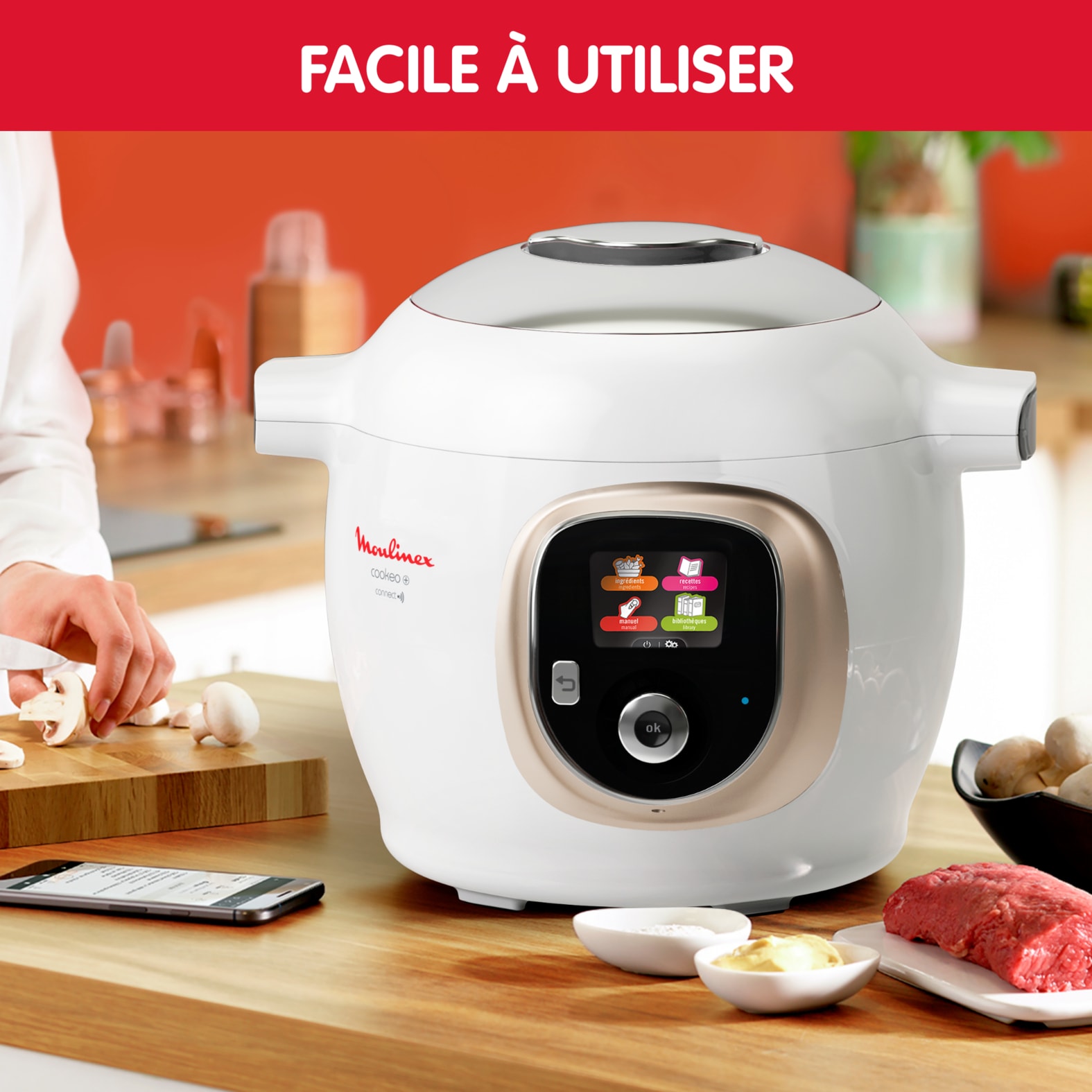 Cookeo pas cher : Avis prix et test du robot cuiseur Moulinex +