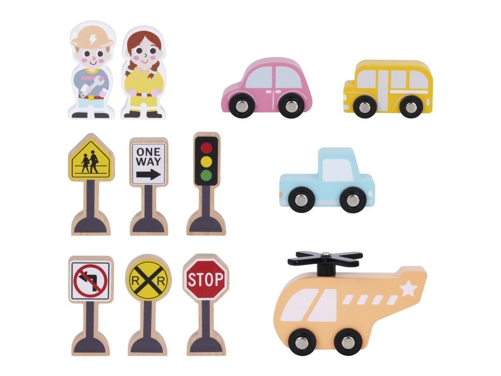 Panneaux de signalisation en bois petites voitures Small foot by
