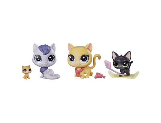 Littlest Pet Shop La Famille Chat Au Ski Hasbro Ma 63ca371litt Dx4se Pas Cher Ubaldi Com