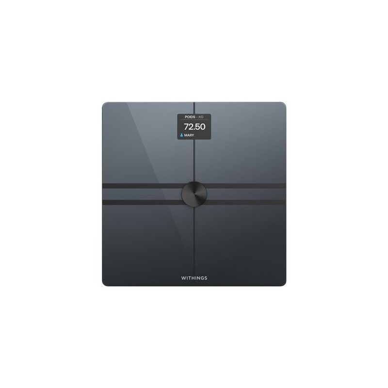 Balance withings body comp wbs12 black all noir WITHINGS Pas Cher 