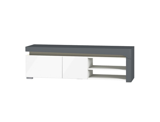 Meuble TV 120 cm Toronto - Gris - Salon/Meuble TV - petits-meubles