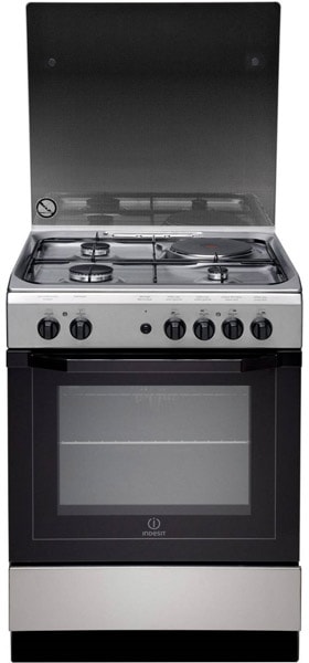 Cuisinière mixte 3+1 Four Catalyse INDESIT I6M6CAGWFR